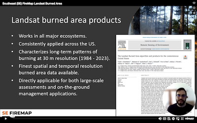 Southeast (SE) FireMap Landsat Burned Area