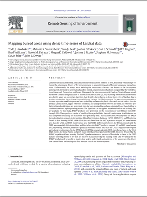 Hawbaker et al: Mapping burned areas using dense time-series of Landsat data