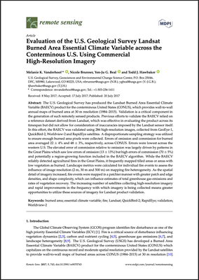 Vanderhoof et al: Evaluation of the U.S. Geological Survey Landsat Burned Area Essential...