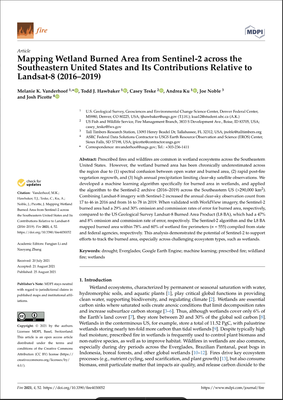 Vanderhoof et al: Mapping wetland burned area from Sentinel-2 across the southeastern United...