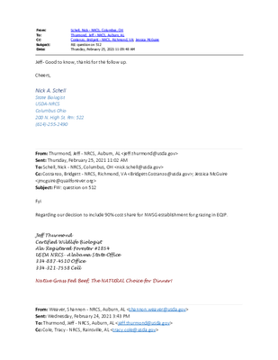 Potential for 90% Cost Share on CP-512