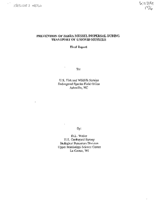 Waller 1996 Zebra Mussels.pdf